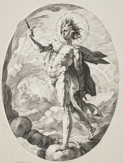 アポロ 作： Hendrick Goltzius