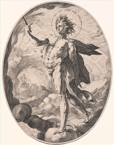 アポロ 作： Hendrick Goltzius