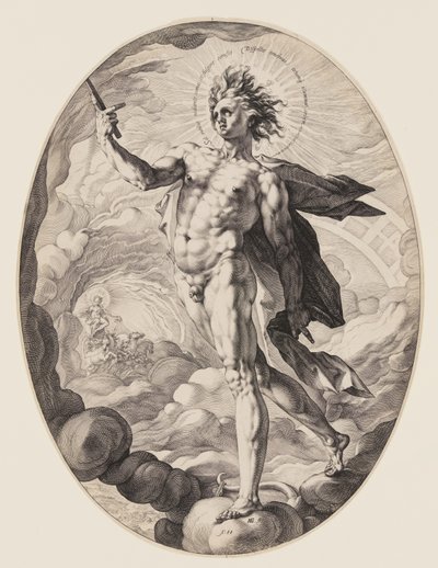 アポロ 作： Hendrick Goltzius