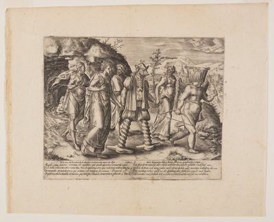 貪欲は諸悪の根源である。 作： Hendrick Goltzius