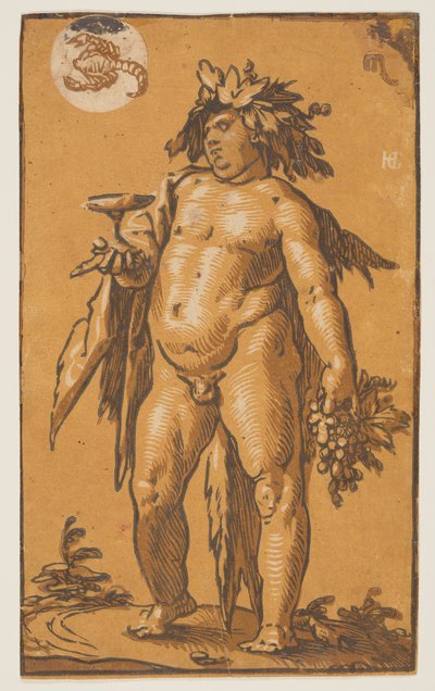バッカス 作： Hendrick Goltzius