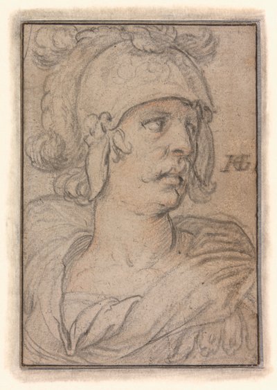 戦士の胸像 作： Hendrick Goltzius