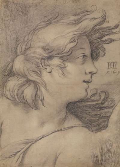 天使の胸像 作： Hendrick Goltzius