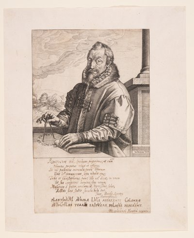 クリストファー・プランタン（アントワープの出版社 作： Hendrick Goltzius