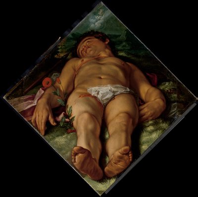 瀕死のアドニス 作： Hendrick Goltzius