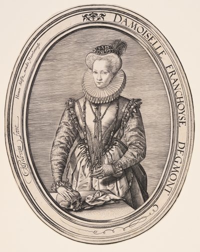 フランソワーズ・ファン・エグモンド 作： Hendrick Goltzius