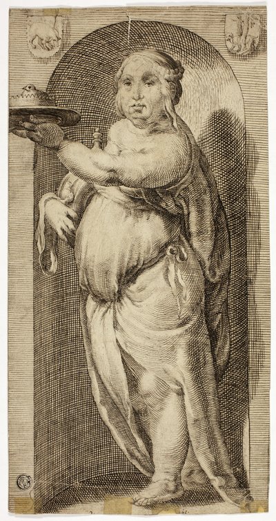 大食い 作： Hendrick Goltzius