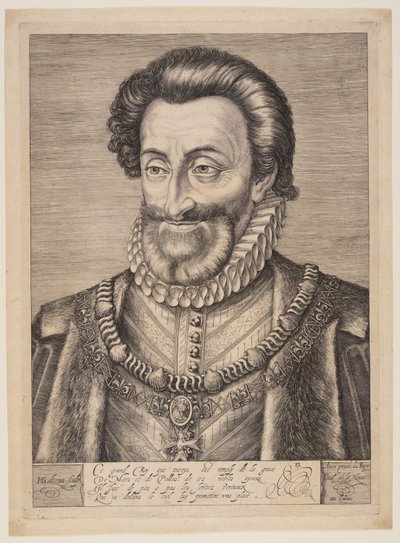 フランスのアンリ4世 作： Hendrick Goltzius
