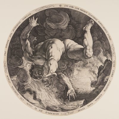 イクシオン、『4人の恥さらし』より 作： Hendrick Goltzius