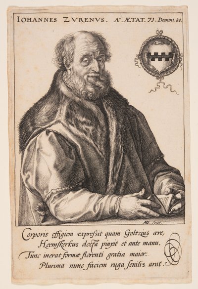ヤン・ファン・ズレン、ハールレム総督 作： Hendrick Goltzius