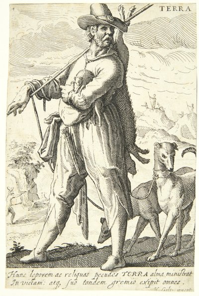 アース（テラ） 作： Hendrick Goltzius