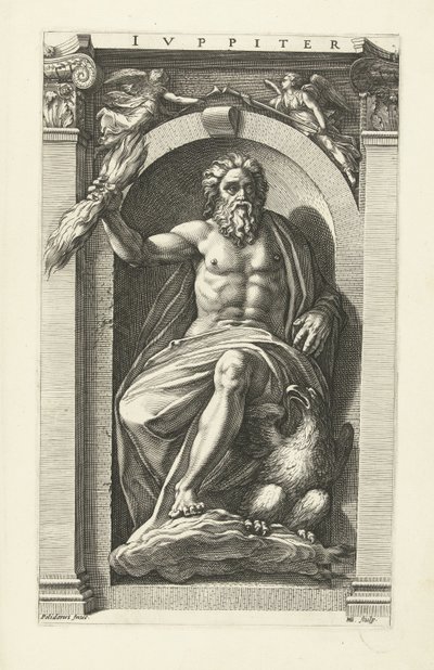 木星 木星（天体のタイトル） 古典八神（シリーズタイトル） 作： Hendrick Goltzius