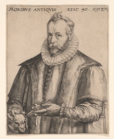 ユストゥス・リプシアス 作： Hendrick Goltzius