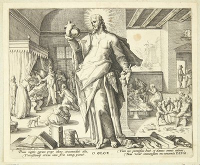 神としての医者 作： Hendrick Goltzius