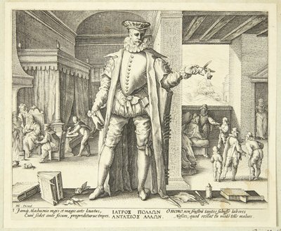 人間としての医者 作： Hendrick Goltzius