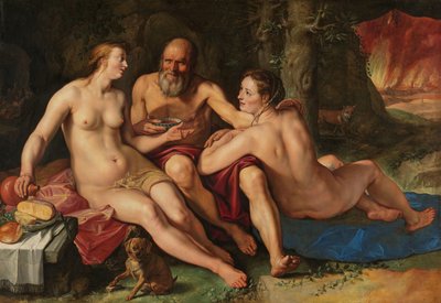 ロトと娘たち ロトと娘たち 作： Hendrick Goltzius