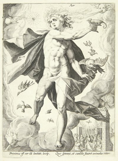 エア（エア） 作： Hendrick Goltzius