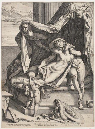 火星と金星 作： Hendrick Goltzius