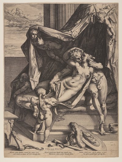 火星と金星 作： Hendrick Goltzius