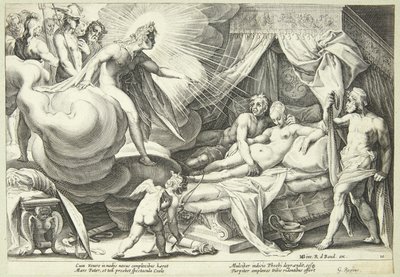 火星と金星は驚く 作： Hendrick Goltzius