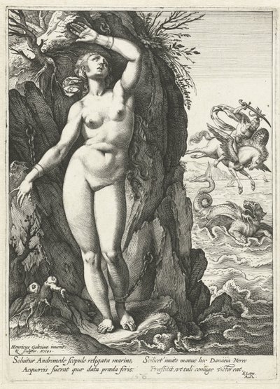 アンドロメダ座のペルセウス 作： Hendrick Goltzius