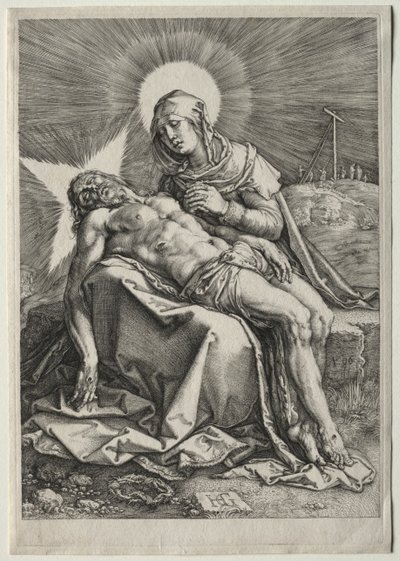 ピエタ 作： Hendrick Goltzius