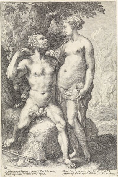 プルートとプロセルピーナ ゴデンパレン（シリーズタイトル） 作： Hendrick Goltzius