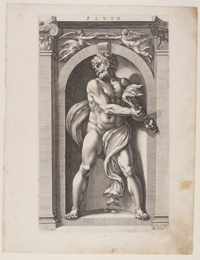冥王星、異教の八神より 作： Hendrick Goltzius