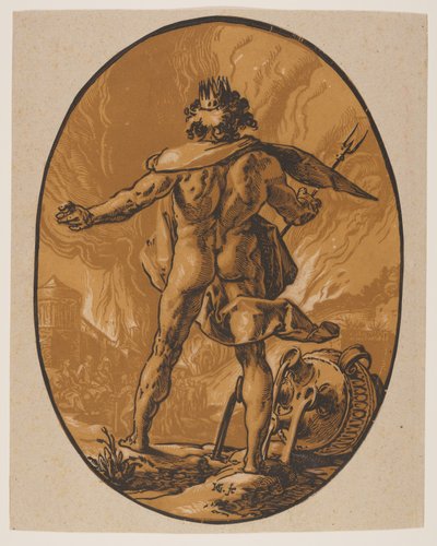 プルートー、神々より 作： Hendrick Goltzius