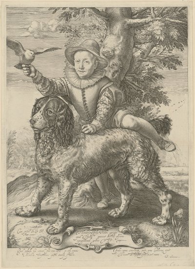 フレデリック・デ・フリースの肖像画 作： Hendrick Goltzius
