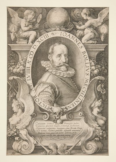 ハンス・ボールの肖像 作： Hendrick Goltzius