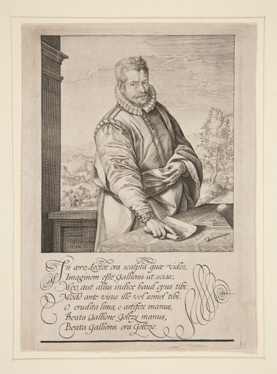 フィリップ・ガレの肖像 作： Hendrick Goltzius