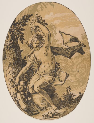 神々』より「プロセルピネ 作： Hendrick Goltzius