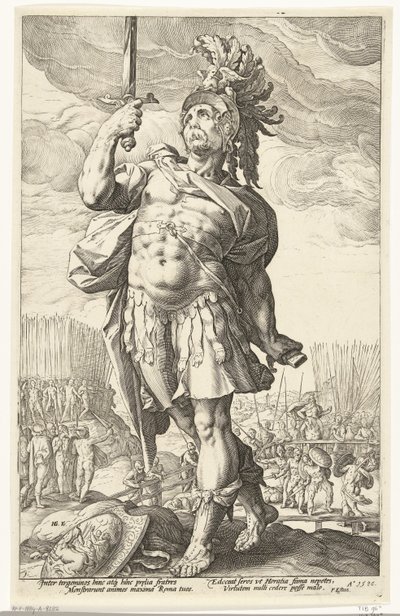 プブリウス・ホレス De Romeinse holden (シリーズタイトル) 作： Hendrick Goltzius