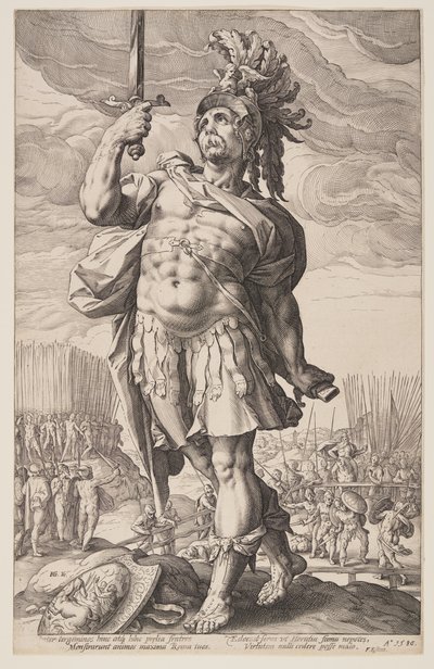 プブリウス・ホラティウス（『ローマの英雄』より 作： Hendrick Goltzius