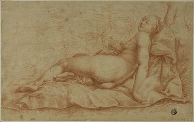 リクライニングヴィーナス 作： Hendrick Goltzius