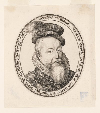 ロバート・ダドリー、レスター伯爵 作： Hendrick Goltzius
