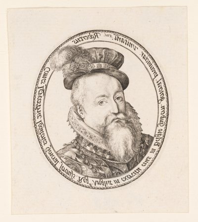 ロバート・ダドリー、レスター伯爵 作： Hendrick Goltzius