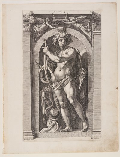 異教の八神より「ソル 作： Hendrick Goltzius