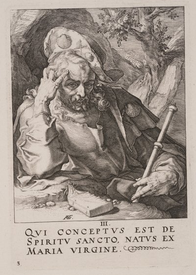 大ヤコブ、キリスト、使徒、聖パウロと信条より 作： Hendrick Goltzius