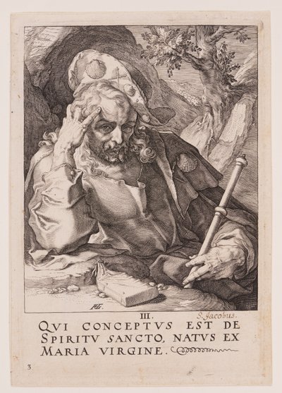 大ヤコブ、キリスト、使徒、聖パウロと信条より 作： Hendrick Goltzius