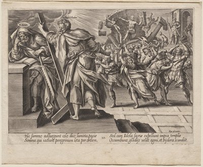聖ユダ・サデウスと熱心党のシモン 作： Hendrick Goltzius