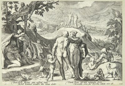 洪水 作： Hendrick Goltzius