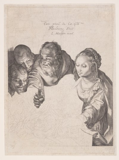 羊飼いたちの礼拝 作： Hendrick Goltzius