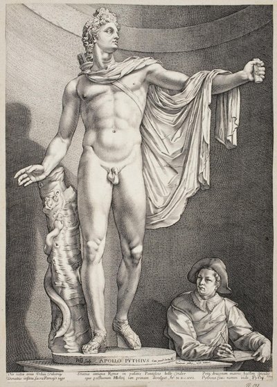 アポロ ベルヴェデーレ 作： Hendrick Goltzius