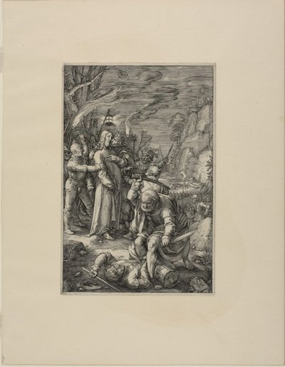 キリストの裏切り、『キリストの受難』のプレート 3 作： Hendrick Goltzius