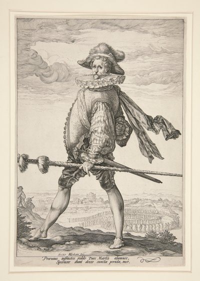 歩兵隊長 作： Hendrick Goltzius