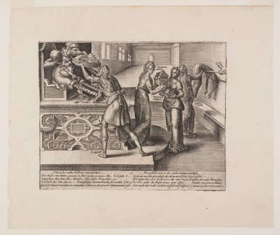 訴訟費用（『Litis Abusus』より） 作： Hendrick Goltzius