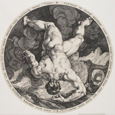 The Four Disgracers - タンタルス 作： Hendrick Goltzius