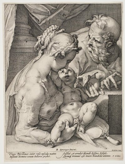 聖家族 作： Hendrick Goltzius